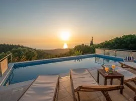 Stone Villa Eriphyle ,private witn sunset view