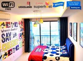 1-4pax Mickey Mouse 1bedrm at Puteri Harbour, Teega Suite, Legoland, Lego, Iskandar