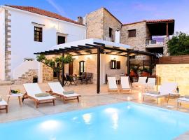 Villa Barozziana Private Heated Pool & Jacuzzi, villa en Rethymno