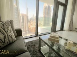 Stunning STD Flat in DT, with Burj Khalifa view .