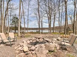 Lakefront Pocono Lake Home with Dock and Fire Pit