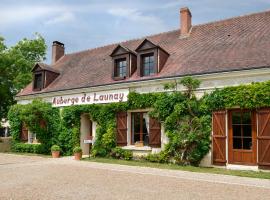 Auberge De Launay – romantyczny hotel w mieście Saint-Ouen-les-Vignes