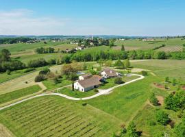 Domaine de la Borie Blanche- Pomport Monbazillac - Gîtes 2ch et 3ch, hotel barat a Pomport