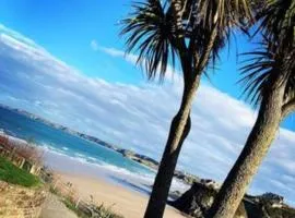 Sunny family 4-sleeper near Newquays top beaches