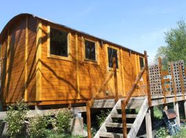 La Roulotte Viticole - sauna - toilette sèche, casa de campo em Floreffe