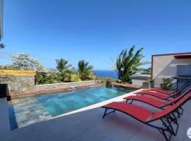 Villa Aïna - Piscine 4 étoiles - Vue mer - Saint Leu