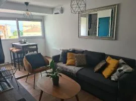 Appartement T2 27m² meublé vue mer, 50m de la plage