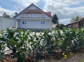 Large, modern and comfortable holiday home in the Harz Mountains with garden and roof terrace, מלון בGüntersberge
