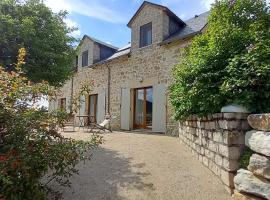 Studio nature a la ferme, lodge in La Canourgue