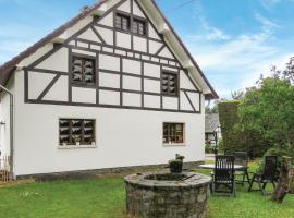 Amazing Home In Monschau-hfen With 4 Bedrooms And Wifi, viešbutis su vietomis automobiliams mieste Höfen