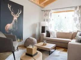 Alpine chic apartment at Rothorn cable car