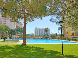 Global Properties, Practico apartamento con piscina en Residencial Brezo Canet, ξενοδοχείο σε Canet d'en Berenguer