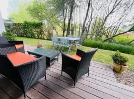 72m With Terrace And Garden Center Of Baden
