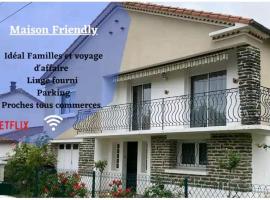 -Comme à la Maison- Jardin, Véranda, Idéal familles et Business: Niort şehrinde bir tatil evi