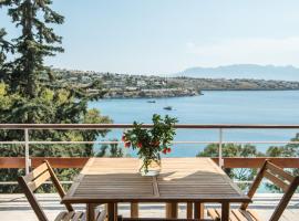 Phaedrus Living Sea View Villa Aegina, hotel in Perdhika