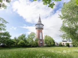 Husumer Wasserturm - Ferienwohnung 1, husdjursvänligt hotell i Husum
