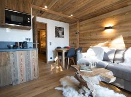 Les Brigues - Appartement avec vue sur la montagne et acc&egrave;s aux pistes