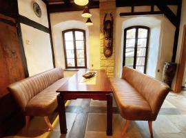 Ferienhaus NAMIBIA-LODGE im Rittergut Leppersdorf bei Dresden, chata v destinaci Wachau