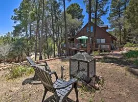 Pet-Friendly Pine Cabin with Deck and Game Room!