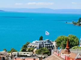 La plus belle vue du lac Léman, hotel sa Montreux