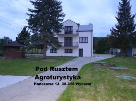 Pod Rusztem Agroturystyka, cheap hotel in Wysowa-Zdrój