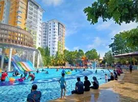 Melaka Town Area Top 1 Family Lovers Water Themepark Suites By GGM