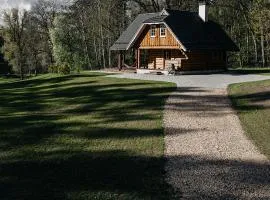 "Gaujmale" sauna house in nature