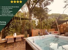 Maison dans les Arbres, SPA, Tennis, Parking, hotel near Nîmes Alès Camargue Cévennes Airport - FNI, 