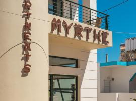 Myrthe Apartments, hotell sihtkohas Mírtos
