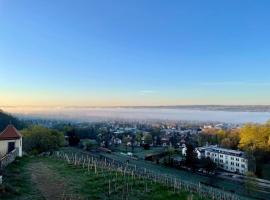 Wohlfühl-Apartment am Lösnitzgrund, viešbutis mieste Radeboilis, netoliese – Vakerbarto pilis