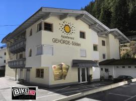Appartement Gehörde-Sölden inklusive Summercard, hotel poblíž významného místa Murmelebahn, Sölden