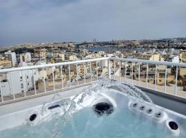 Wonderful apartments with shared jacuzzi and panorama rooftop, hôtel à Il-Gżira