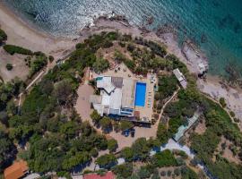 Black Diamond Beachfront Pool Villa Pasithea in Sounio, Athens, ξενοδοχείο στο Σούνιο