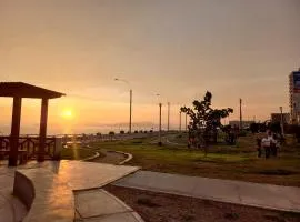 Lugar encantador frente al mar con tina o jacuzzi