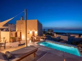 Casa Terra Vedema Oia - Privacy - Plunge Pool & Panoramic Sunset Terrace