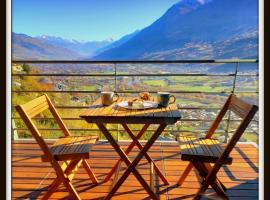 Atmosfera e vista mozzafiato Chalets, lyžařské středisko v destinaci Aosta