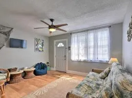 Walk to Beach Breezy Galveston Apt with Deck!