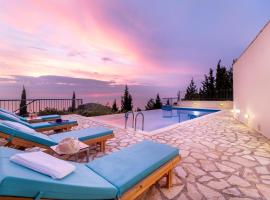 Endless Blue Villa Lefkada, family hotel in Kalamitsi