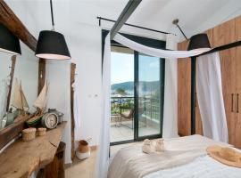 Seathon SeaFront Beach Villa in Kalamitsi, hotel v destinaci Kalamítsi