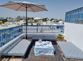 Cosy 1bdr, with a terasse in heart of Sidibou، كوخ في سيدي بو سعيد