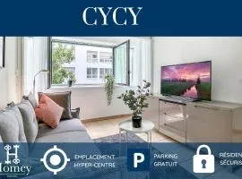 HOMEY CYCY - NEW / Free Parking / Hyper-centre / Proche Genève