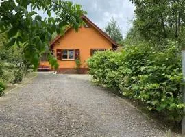 AB’s rustic cabin