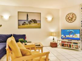 Apartment Ostseerose ein Strandkorb ist im Sommer inclusive, hotel murah di Zempin