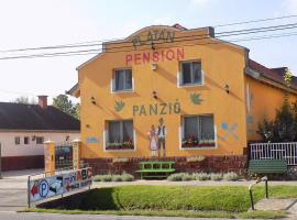 Platán Panzió، فندق رخيص في Nyúl