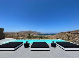 BLACK AND WHITE VILLAS FTELIA - MYKONOS, hotel en Mykonos ciudad