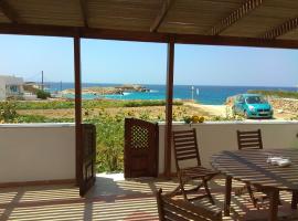 private beachfront house, villa in Lefkos Karpathou