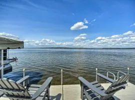 Fire Pit and Suana Waterfront Escape in Crosslake!