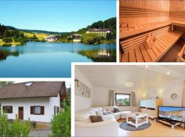 Ferienhaus Anne mit Sauna, See, Wald und Ruhe, villa em Kirchheim