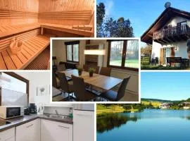 Ferienhaus Zeta mit Sauna, See, Wald und Ruhe