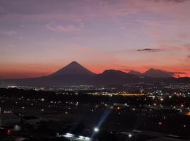Amazing Volcano Views in front of airport, apartment in Guatemala